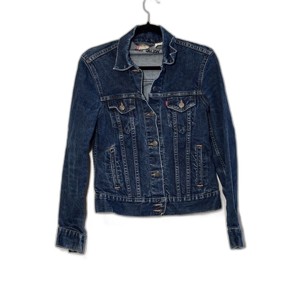 Levi's Denim Trucker Jacket Medium Wash Womens M